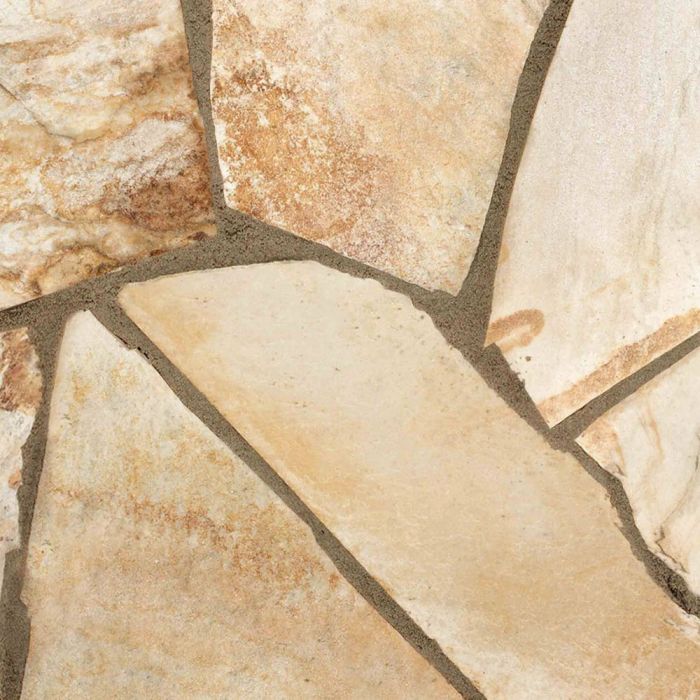 Oprey Natuursteen Flagstones 2-4 cm Florida Yellow (Geel)