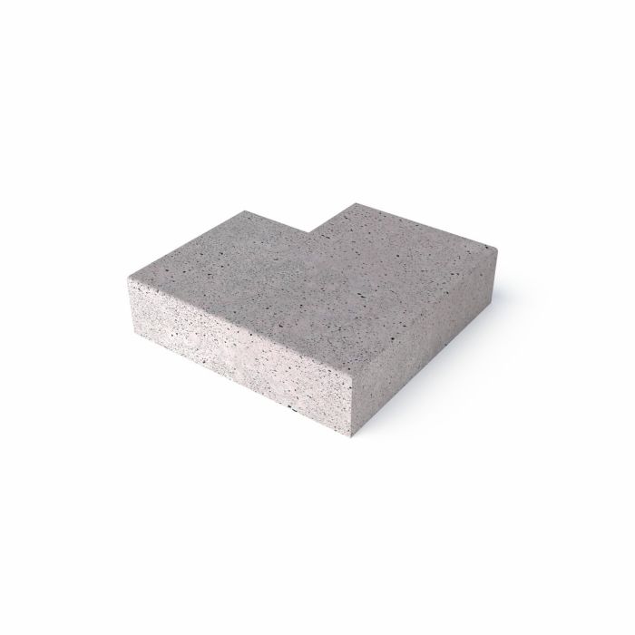 Schellevis Hoekstuk 90° (37/15) Buiten Grijs 60x60 cm