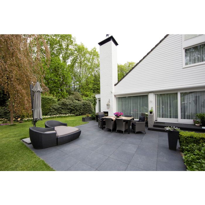 GeoCeramica® 80x80x4 Impasto Negro kopen? | Bestrating.nl