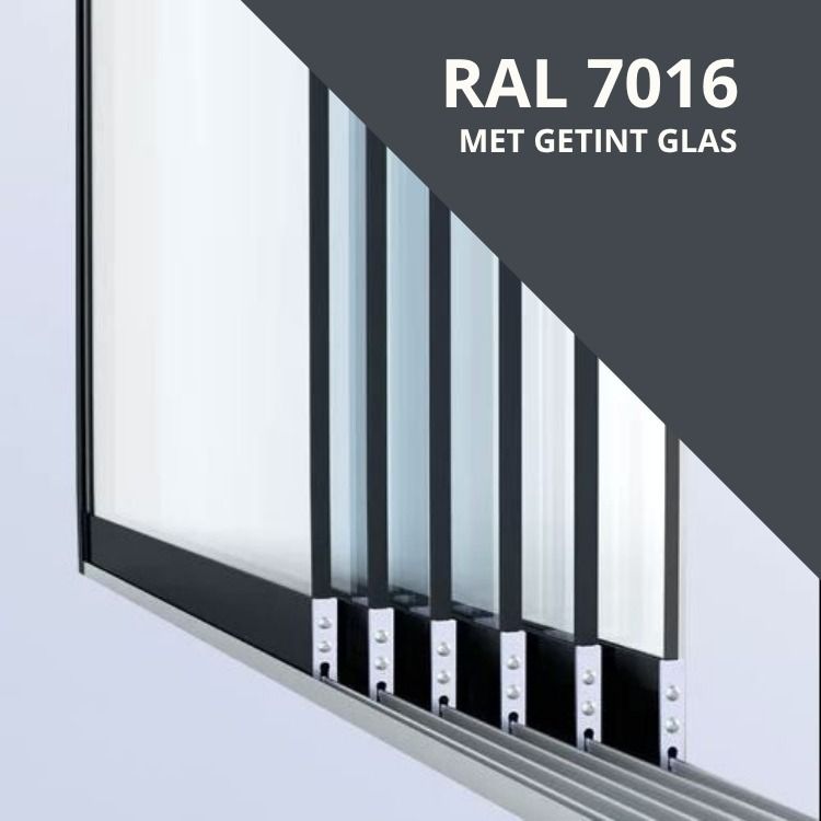 Getint Glas RAL 7016 Antracietgrijs