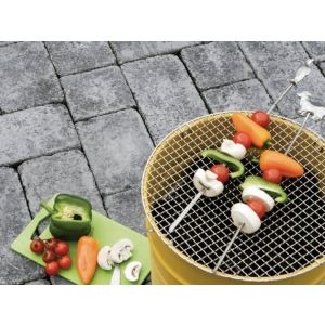 Abbeystones 20x30x6 cm Nero met deklaag