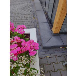 Traptrede 100x35x15 cm Zwart Met Facet