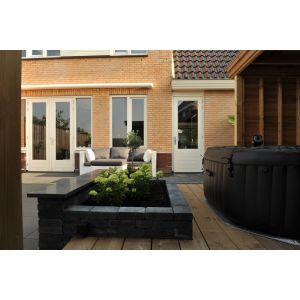Vijverrand 100x30x3 cm Black - zwembadrand