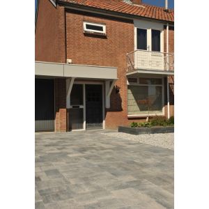 Abbeystones wildverband 6 cm Grijs/Zwart met deklaag