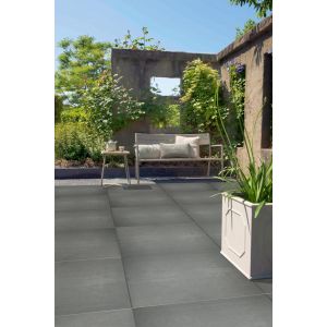 Optimum Tuintegel 60x60x4 cm MF Antraciet
