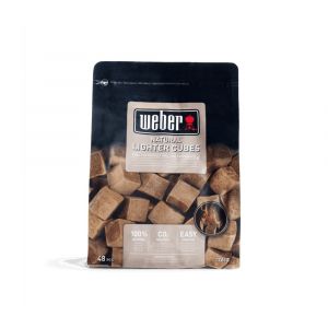 Weber Aanmaakblokjes, 48 stuks, bruin, ecologisch