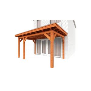 Aanbouwveranda Lucca 460x325x260 cm (bxdxh) links
