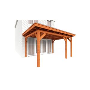 Aanbouwveranda Lucca 460x390x260 cm (bxdxh) rechts