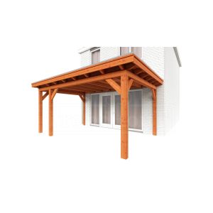 Aanbouwveranda Lucca 525x390x260 cm (bxdxh) links