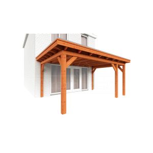 Aanbouwveranda Lucca 525x390x260 cm (bxdxh) rechts