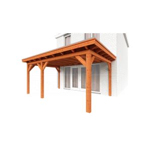 Aanbouwveranda Lucca 540x390x260 cm (bxdxh) links