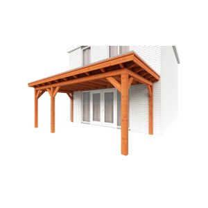 Aanbouwveranda Lucca 605x325x260 cm (bxdxh) links