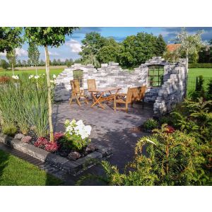 Ruine Combiwall Splitton Compleet (mix) 6,71 m² zichtzijde Matterhorn