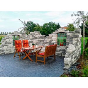 Ruine Combiwall Splitton Compleet (mix) 6,71 m² zichtzijde Matterhorn