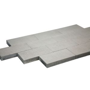 Trottoir Tuintegel (mini facet) 20x40x5 cm Grijs
