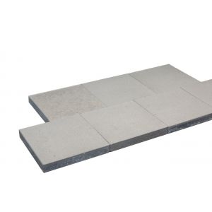 Trottoir Tuintegel (mini facet) 40x40x5 cm Grijs