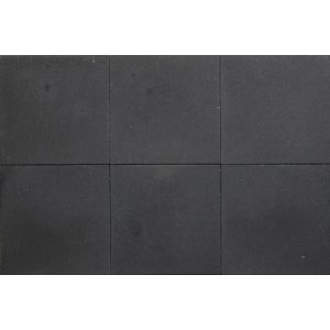 Trottoir Tuintegel (mini facet) 40x40x5 cm Zwart