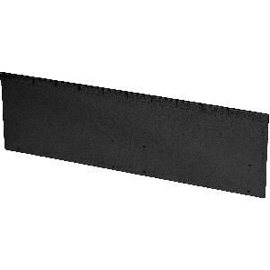 Zwarte kantopsluiting Flex 300x27,7x0,2 cm