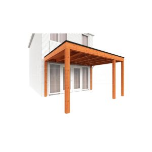 Aanbouwveranda Modena 405x365x270 cm (bxdxh) rechts product