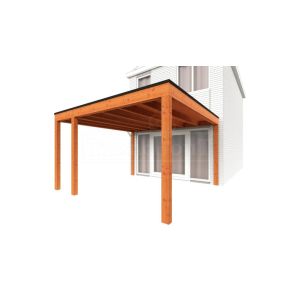  Aanbouwveranda Modena 405x485x270 cm (bxdxh) links product