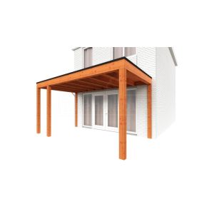 Aanbouwveranda Modena 470x300x270 cm (bxdxh) links product