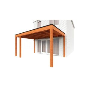 Aanbouwveranda Modena 470x365x270 cm (bxdxh) links product
