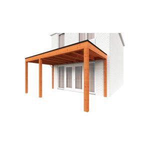 Aanbouwveranda Modena 485x300x270 cm (bxdxh) links product