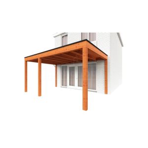 Aanbouwveranda Modena 485x365x270 cm (bxdxh) links product