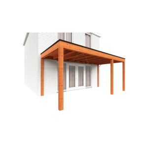 Aanbouwveranda Modena 550x300x270 cm (bxdxh) rechts product
