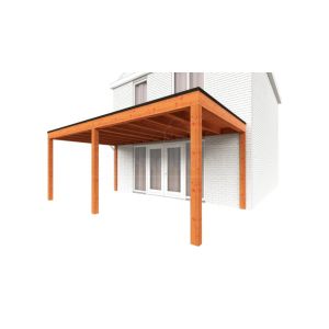 Aanbouwveranda Modena 550x365x270 cm (bxdxh) links product