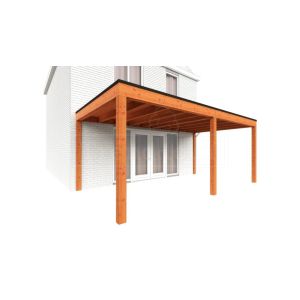 Aanbouwveranda Modena 550x365x270 cm (bxdxh) rechts product