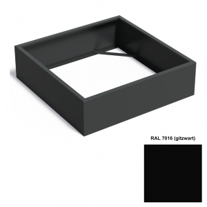 Adezz CARREZ Gitzwarte (Aluminium) Plantenbak 140x140x40 cm zonder bodem