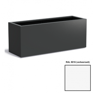 Adezz CARREZ Verkeerswitte (Aluminium) Plantenbak 120x50x60 cm