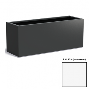 Adezz CARREZ Verkeerswitte (Aluminium) Plantenbak 150x50x60 cm