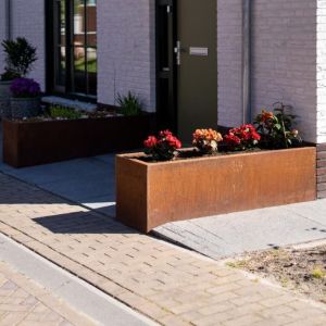 Adezz CARREZ Cortenstalen Plantenbak 120x50x60 cm