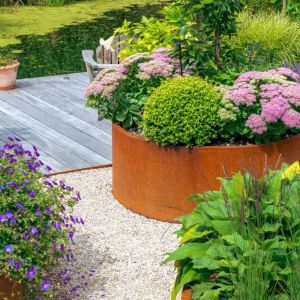 Adezz CIRCUM Cortenstalen Plantenbak Ø 80x40 cm