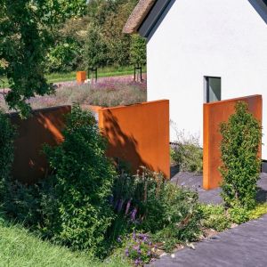 Adezz Cortenstalen Muur 200x15x60 cm