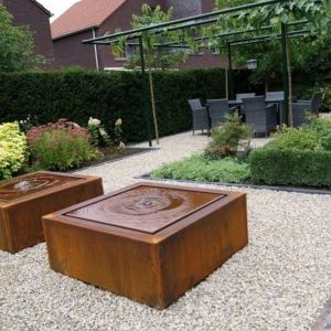 Adezz Cortenstalen Watertafel 300x80x40 cm