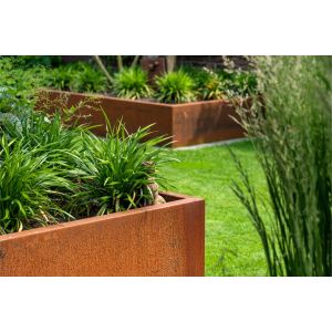 Adezz CARREZ Cortenstalen Plantenbak 80x80x60 cm zonder bodem
