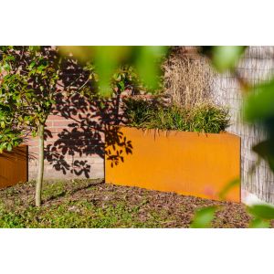 Adezz TRIANGLE Cortenstalen Plantenbak 140x140x40 cm