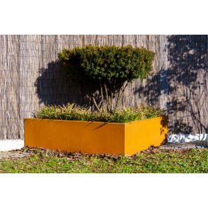 Adezz TRIANGLE Cortenstalen Plantenbak 180x180x40 cm