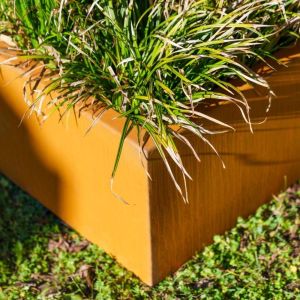 Adezz TRIANGLE Cortenstalen Plantenbak 100x100x40 cm