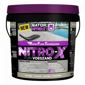 Alliance Gator Nitro X fijn Platina (emmer á 12,5 kg)