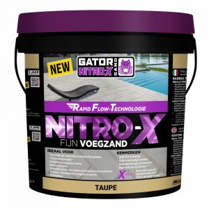 Alliance Gator Nitro X fijn Taupe (emmer á 12,5 kg)