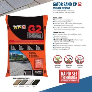 Alliance Gator Sand XP G2 Antraciet zak 20kg