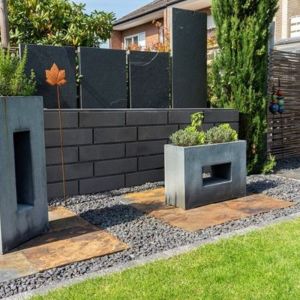 Allure Block Linea 15x15x60 cm Black