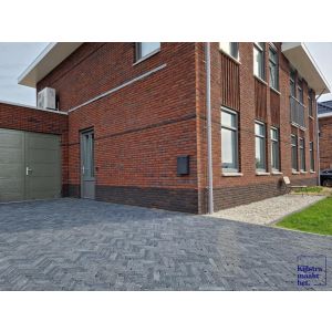 Stonique Trommel Waalformaat 7 cm antraciet
