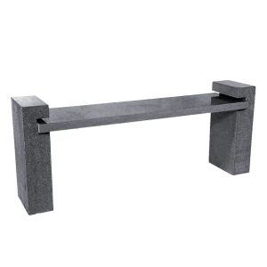 Natuursteen Bank Dioriet Antraciet 116 cm Type Morena