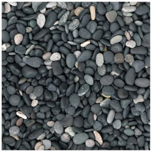 Beach Pebbles antracite 3-6 cm (Gaas á 760 kg)