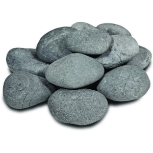 Ronde antracietkleurige Beach Pebbles sierkeien 3-6 cm van Michel Oprey in een Big Bag van 500 kg.